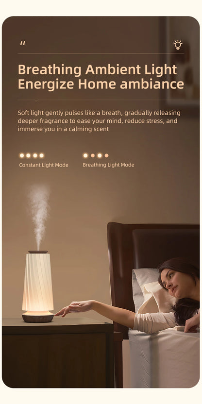 Smart Bluetooth Scent Diffuser with Night Light Air Freshener Aroma Machine for Home Hotel Office Automatic Aroma Diffuser