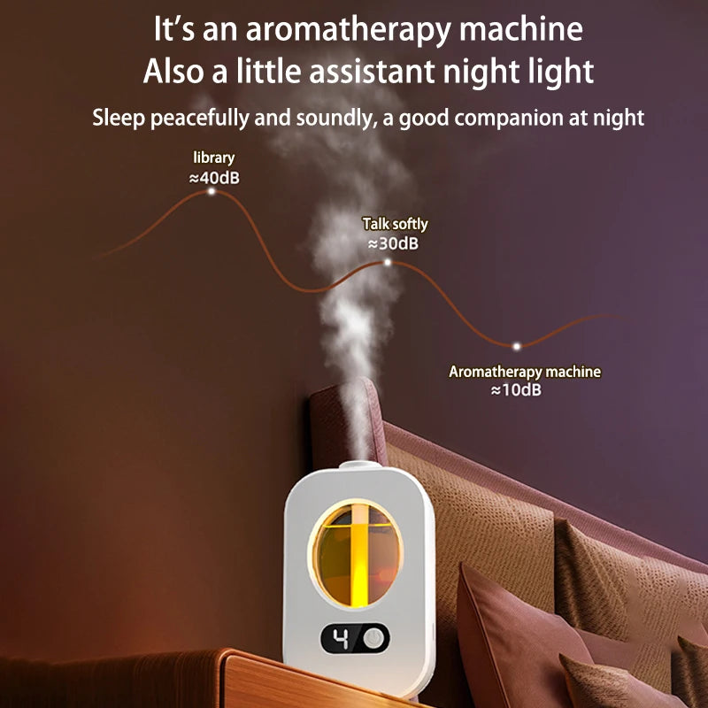 Automatic Diffuser Aromatherapy Machine Air Fragrance Air Freshener Toilet Bathroom Aroma Essential Oil Dispenser HumidifierUltrasonic DiffusersGoWisse.com