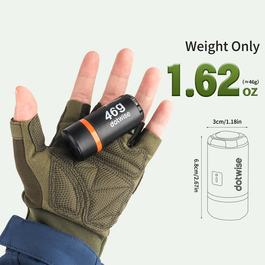 DOTWISE Outdoor Mini Portable Inflation Pump With Camping Light 5 Nozzles Suitable For Inflating Beds Sleeping Mats Vacuum Bags