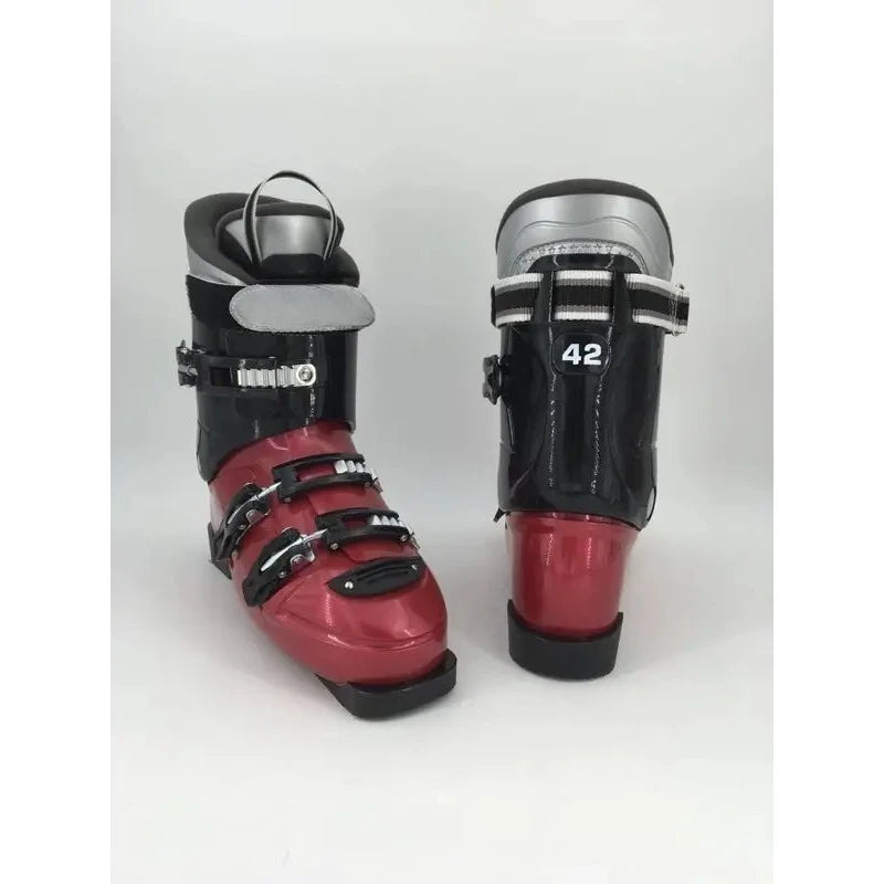 high quality Chinese good quantity three four buckles Alpine ski boots