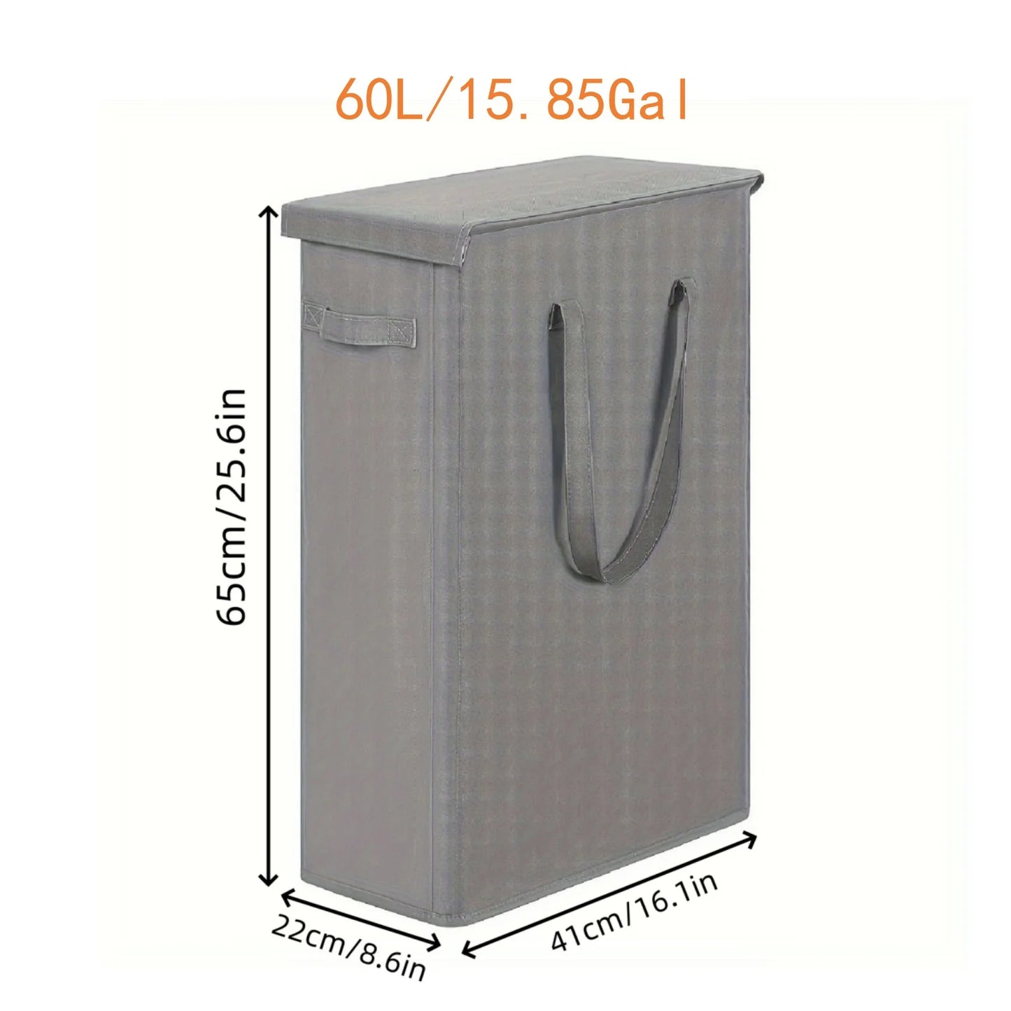 1PC Laundry Basket With Wheels And Lid,Closed Laundry Hamper,Suitable For Bedrooms,Bathtubs,Laundry,Dormitories