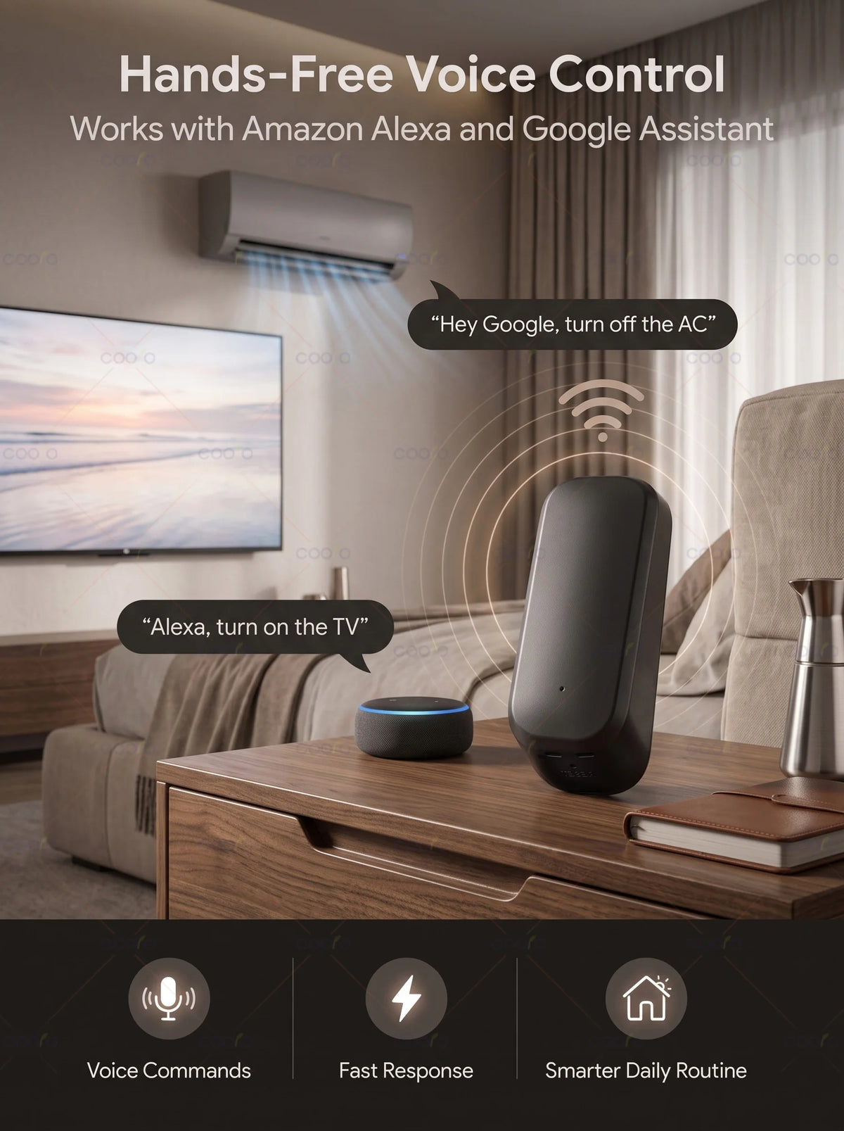 Tuya Zigbee 38KHz IR Remote Control Temperature Humidify Sensor Smart Wireless Universal for TV DVD AC for Alexa Google Home