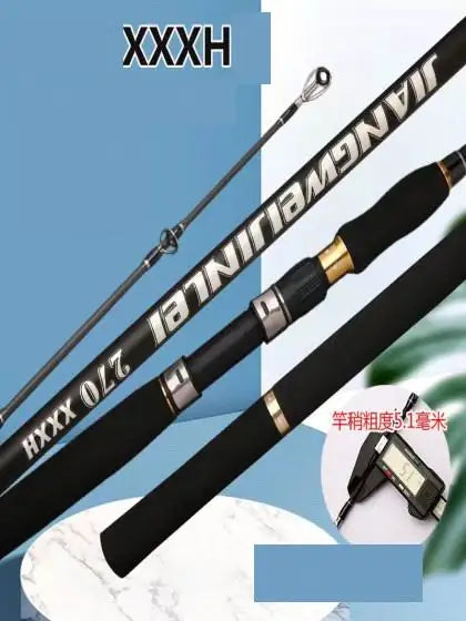 ZZ306 2.4m 2.7m XXXH Safe Load 9000g Snakehead Tip Dia 5mm Fishing Rod Carbonfiber