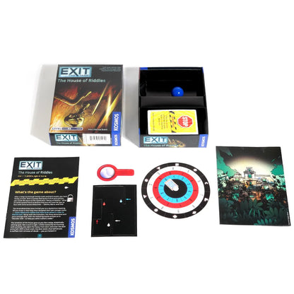 EXIT: The House of Riddles - Unique Escape Room Game - 1-4 Players - Puzzle Solving Strategy Board Games