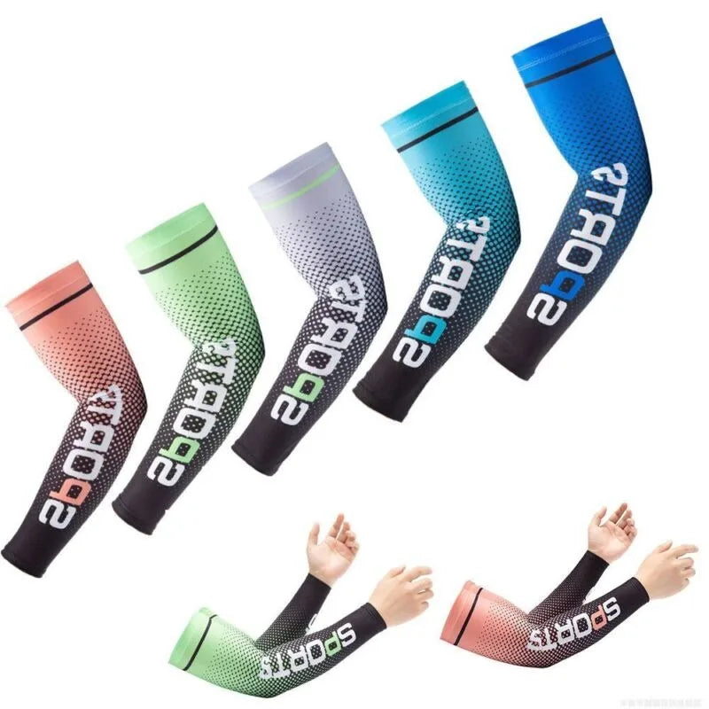 UV protection arm cooling sleeve for sports - stay cool and protected while running, fishing, cycling