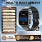 2025 New Mcro Phsical Examination 650nm Laser Therapy ECG Urci Acid Blood Fat Smart Watch Men Blood Pressure Heart Rate Bracelet