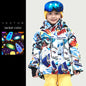 Waterproof Ski Jackets for Children Skiing Snowboarding Jacket Ski Pants Boys Winter Outdoor Ski Jacket Snow Pants -20-30 deg