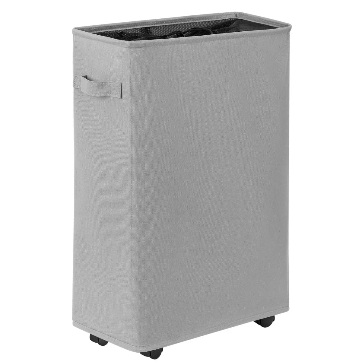 1PC Laundry Basket With Wheels And Lid,Closed Laundry Hamper,Suitable For Bedrooms,Bathtubs,Laundry,Dormitories