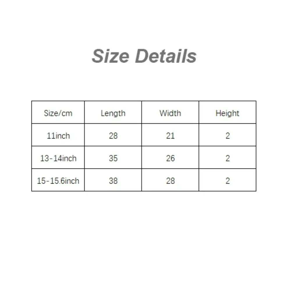 Universal Shockproof Laptop Sleeve Case Large Capacity Cartoon Laptop Bag Portable Ultra Thin Tablet Protective Pouch Tarvel