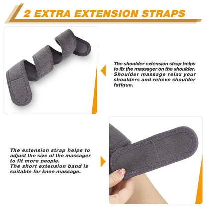 Electric Heating Shoulder Brace LED Display Vibration Shoulder Massage Support Belt Strap For Joint Brace Care Muscle Relaxation