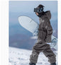 John snow 2024 New Male female couple Single and double board Ski suit set Loose type waterproof keep warm Ski pants ski jackets