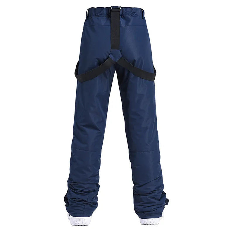 Cheap Women's and Men's Ice Snow Pants Outdoor Snowboarding Clothing Strap Trousers Skiing Suit Wear 10K Waterproof