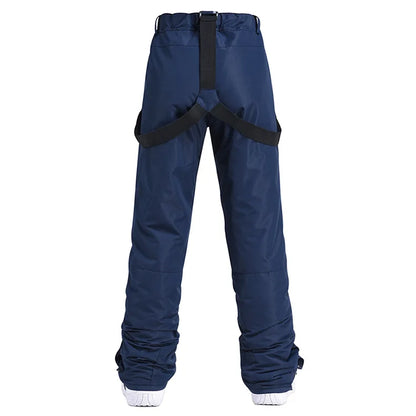 Cheap Women's and Men's Ice Snow Pants Outdoor Snowboarding Clothing Strap Trousers Skiing Suit Wear 10K Waterproof