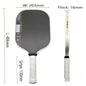 Perseus Pro IV BEN JOHNS Thickness TFP Foam GEN4 Core Thermoformed Toray T700 Carbon Fiber Pickleball Paddles