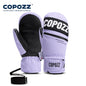 COPOZZ New Upgrade Thicken Ski Gloves Winter Men Women 3M Thinsulate Thermal Snowboard Gloves Waterproof Warm Mittens Ski Gloves