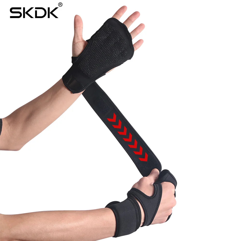 SKDK Factory Direct Sales Diving Cloth Sports Fitness Gloves Palm Guards Gloves Wrist Guards Silicone Non-slip Hand Guards