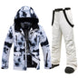 Winter -30 Degree Ski Suit For Men Windproof Waterproof Thick Warm Skiing Jacket Snow Pants Outdoor Male Snowboarding Clothing