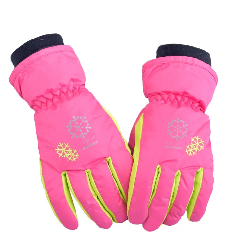 Outdoor Sport  Skiing Gloves Windproof Men Women Kids Winter Warm Ski Gloves Mittens Waterproof Skiing Breathable Air S/M/L/XL