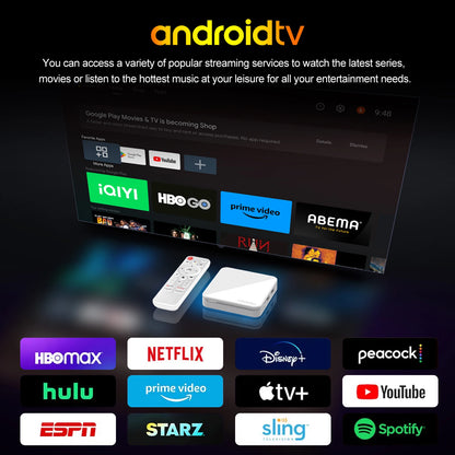 Newest H96 MAX H313 Smart TV Box Android 14 2GB 8GB 16GB Wifi6 BT 4K HD Google Voice Media Player AV1 Set Top BoxStreaming & Home Media PlayersGoWisse.com
