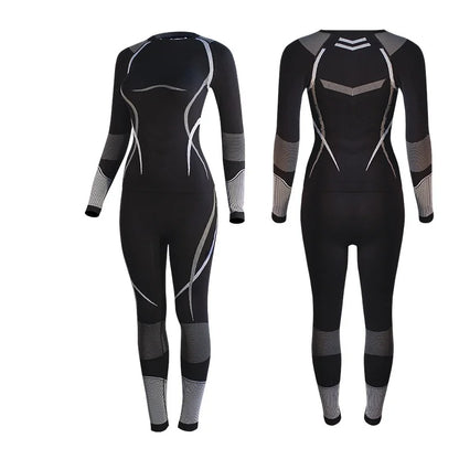 Goexplore Winter Ski Thermal Underwear Sets Men Women Sweat wicking Breathable Quick Dry Tracksuit Ski Thermo Long suit