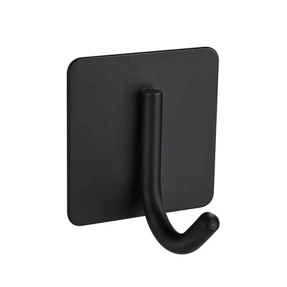 High Quality 304 Stainless Steel Self Adhesive Hooks Shower Bath Hook Kitchen Hanger Bathroom Hook Household Wall Hanger