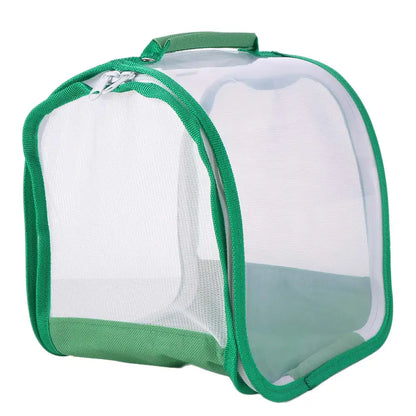 Transparent Critter Butterflies Cage Wear Resistant Hanging Raising Bug Insect Cage Folding Waterproof Butterflies Mesh Cage
