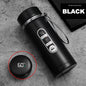 StainlessSteel Thermos Bottle with LED Temperature Display, 500-1000ML