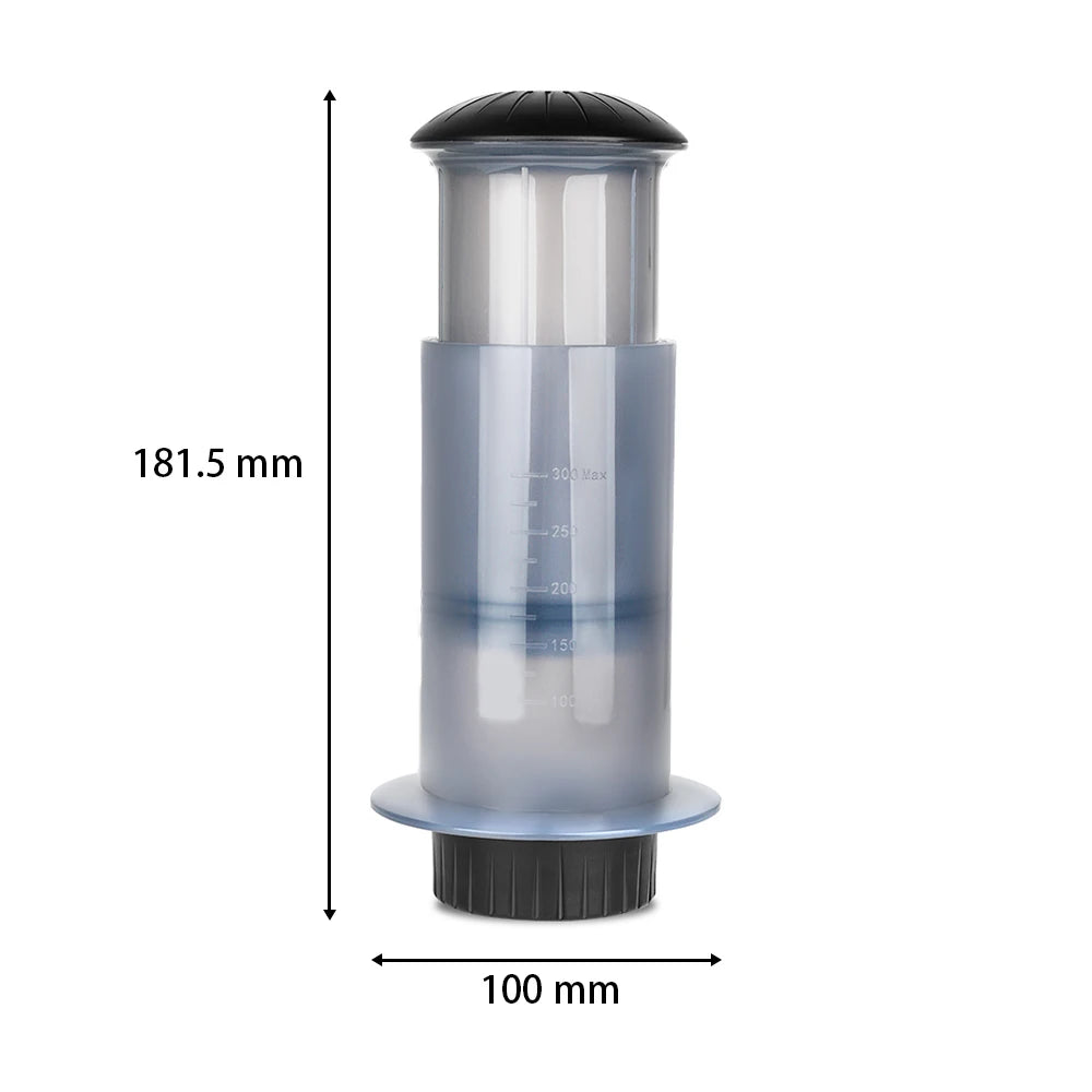 300ml AeroPress Machine Espresso Coffee Maker Portable Cafe French Press Coffee Pot With Filter Paper Kit Bar Set with Grinder