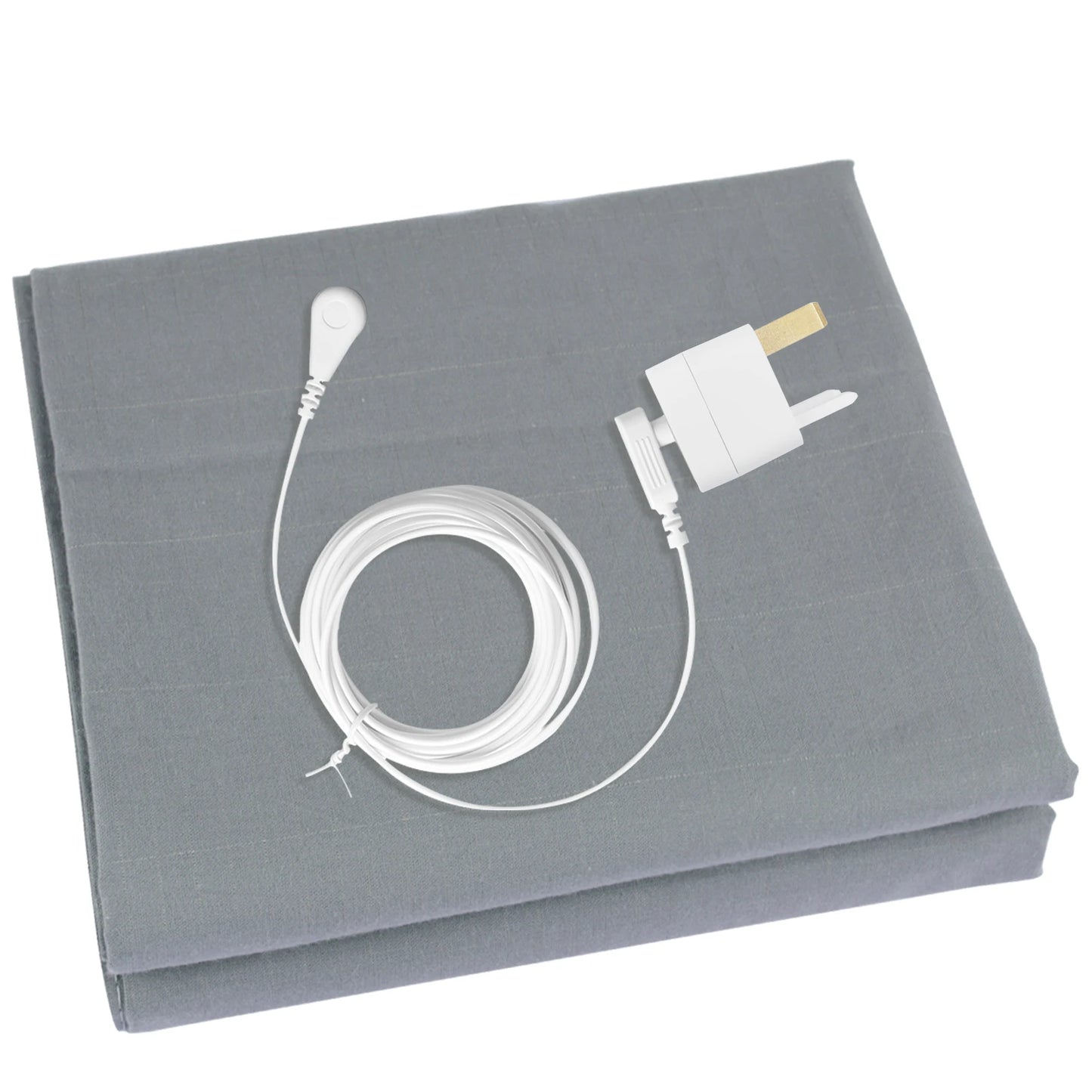 Grounding Bed Sheet with Organic Cotton Natural Wellness Healthy Earth Energy Mat