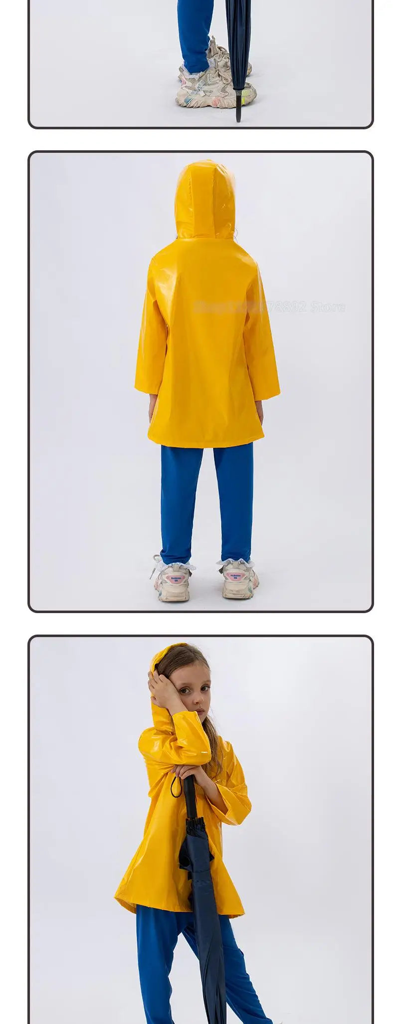 Horror Fairytale Movies Coraline Cosplay Costume Wig Size Halloween Party Scary Yellow Coat Secret Door Adult Kid Roleplay Suit