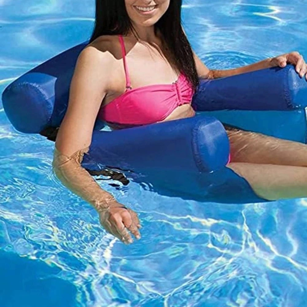 Summer Inflatable Floating Water Mattresses Hammock Lounge Chairs Pool Float Sports Toys Carpet Float Pool Accessories
