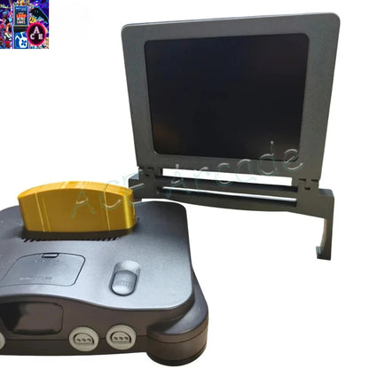 Original Design 64 Bit N64 Host 8-inch 4:3 Mini Portable Screen for Home Retro Arcade Game Console LCD Dedicated Screen