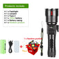 20000000LM Most Powerful Flashlights Super Bright White Laser Torch Waterproof Hand Lamp Magnetic With Tail Knife Lantern