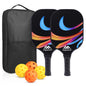 Pickleball Paddles Set of 2 USAPA Approved Fiberglass Pickle Ball Paddles with 4 Pickle Balls Durable Racket for Beginners