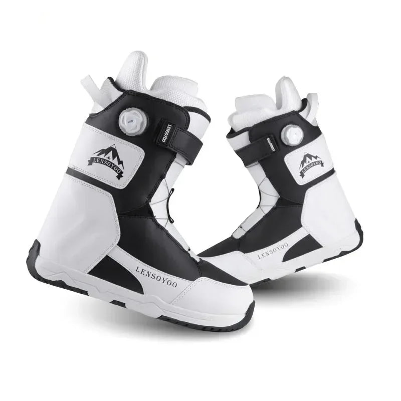 Adult Winter Ski Shoe 2025 New Women Outdoor Sports Snowboarding Boots Men Warm Breathable Waterproof Cold Resistant Snow Shoes