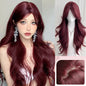 Synthetic Short Lolita Cosplay Christmas Halloween Bob Brown Blonde LM Wig With Long Curly Ponytail Natural Fake Hair for Women
