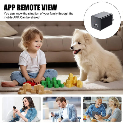 1080P HD Mini Wifi Camera Invisible Espia Cam Night Vision Micro Camcorder 150° Wide Angle IP Webcam Remote Monitoring Magnetic