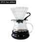 Glass Coffee Pot Drip Brewing Chemex Cafetera 400M/600ML Hand Brewed Coffee Filter Cup Pour Over Coffee Maker For Home Office