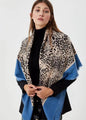 Foreign trade original single Italian autumn and winter new fashion brand printed light luxury shawl scarf