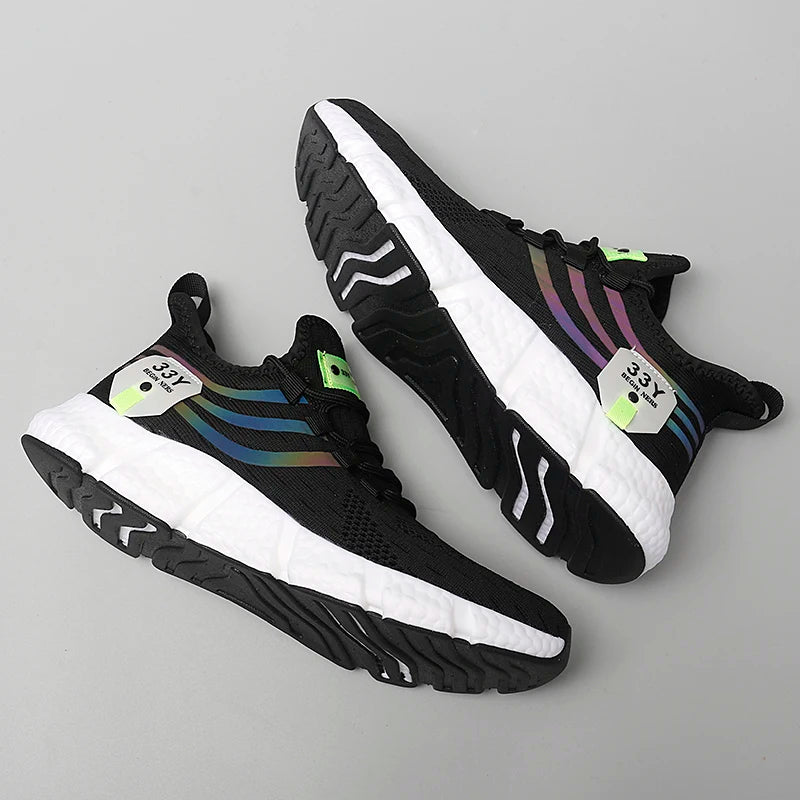 Women Sneakers New Mesh Breathable White Running Platform Shoes Comfortable Outdoor Sports Men Brand Shoes Tenis Masculino