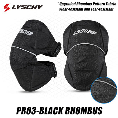 LYSCHY Motorcycle Knee Pads Summer Breathable Protective Motocross Kneepad Night Reflective Motorbike Racing Guards Protection