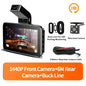WIFI DVR Recorder Dashcam 1440P Dash Car Dash Cam Camera Dual Lens Built In  G-Sensor Loop Recording Parking Monitoring