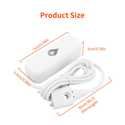 Tuya WiFi/Zigbee Water Sensor Underground Water Level Leak Detector Smart Home Security APP Remote Monitor Security Protection