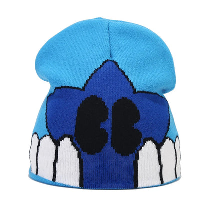 Bocca Beanie Y2K Knitting Hat For Men Women Warm Winter Autumn Letter Cartoon Streetwear Knitting Cap Hip Hop Gorras New Fashion
