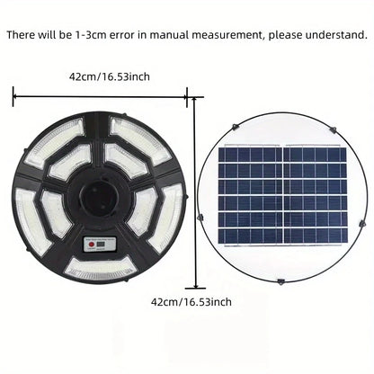 Solar Powered Outdoor Yard Light UFO Solar Charging Courtyard light Automatic On/Off from Dawn to Dusk source With Motion Sensor