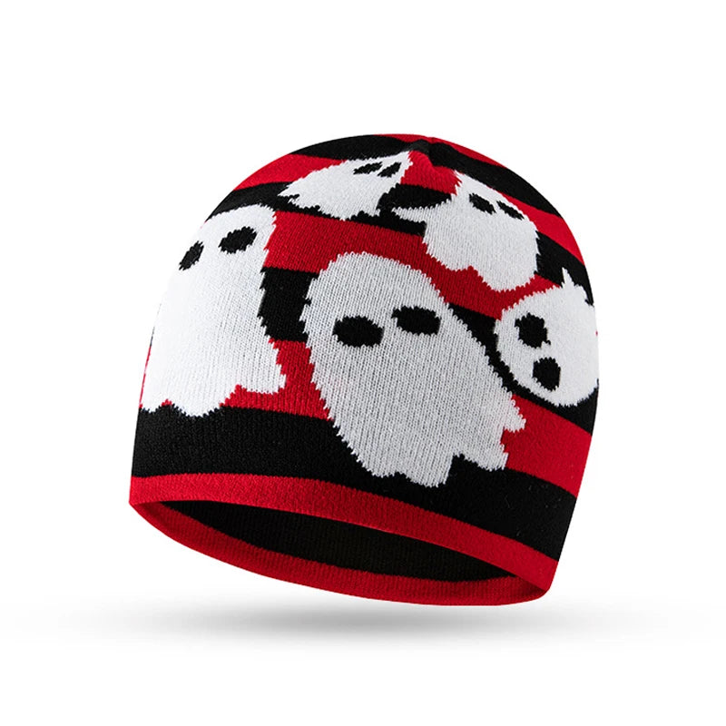 Bocca Beanie Y2K Knitting Hat For Men Women Warm Winter Autumn Letter Cartoon Streetwear Knitting Cap Hip Hop Gorras New Fashion