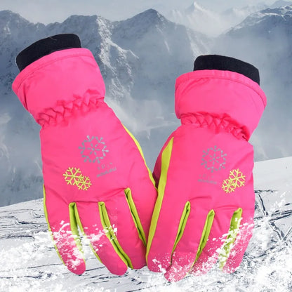 Outdoor Sport  Skiing Gloves Windproof Men Women Kids Winter Warm Ski Gloves Mittens Waterproof Skiing Breathable Air S/M/L/XL