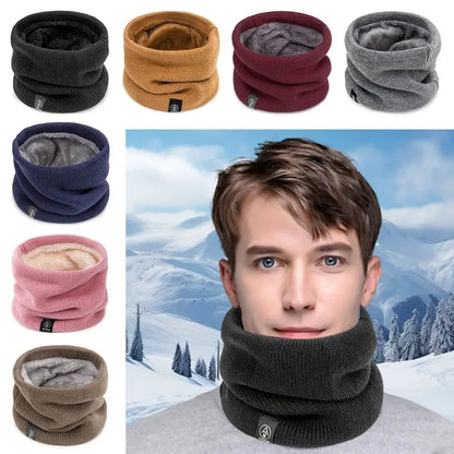 Fleece Neck Gaiter Windproof Warm Face Scarf for Men Women Winter Balaclava Tube Scarf Cold Weather Outdoor Ski Mask Hood