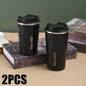 510ml Thermos Coffee Mug Stainless Steel Coffee Cup Temperature Display Vacuum Flask Thermal Tumbler Insulated Cup Water Bottle