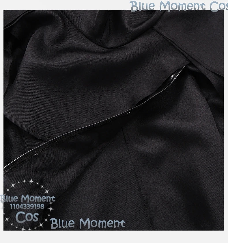 The Ghost Face Game Dead by Daylight Cosplay Disfraz mujer Black Costume Gothic Man Suit Full Set Halloween Carnival Customized